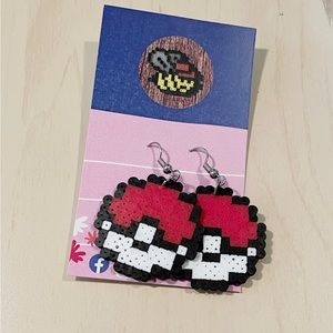 Pokeball earrings